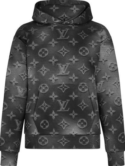 louis vuitton black monogram hoodie|louis vuitton grey hoodie.